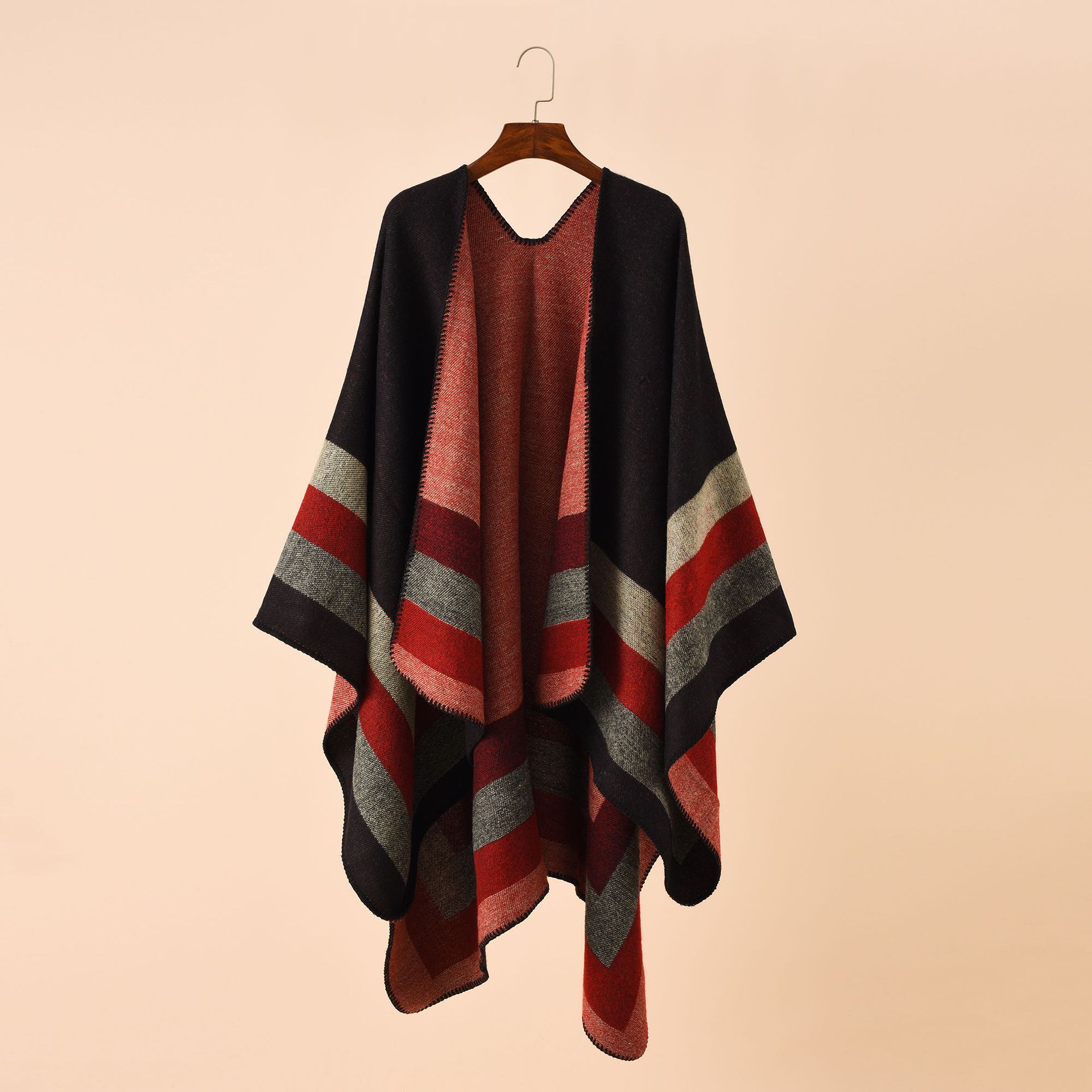 Cashmere Scarf Wrap - عباءات دافئة منقوشة للنساء ، شالات