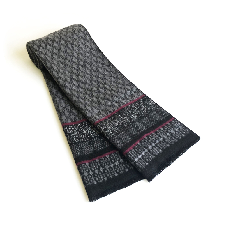 Cashmere Scarf Wrap - وشاح كاشمي دافئ للرجال ، علامة