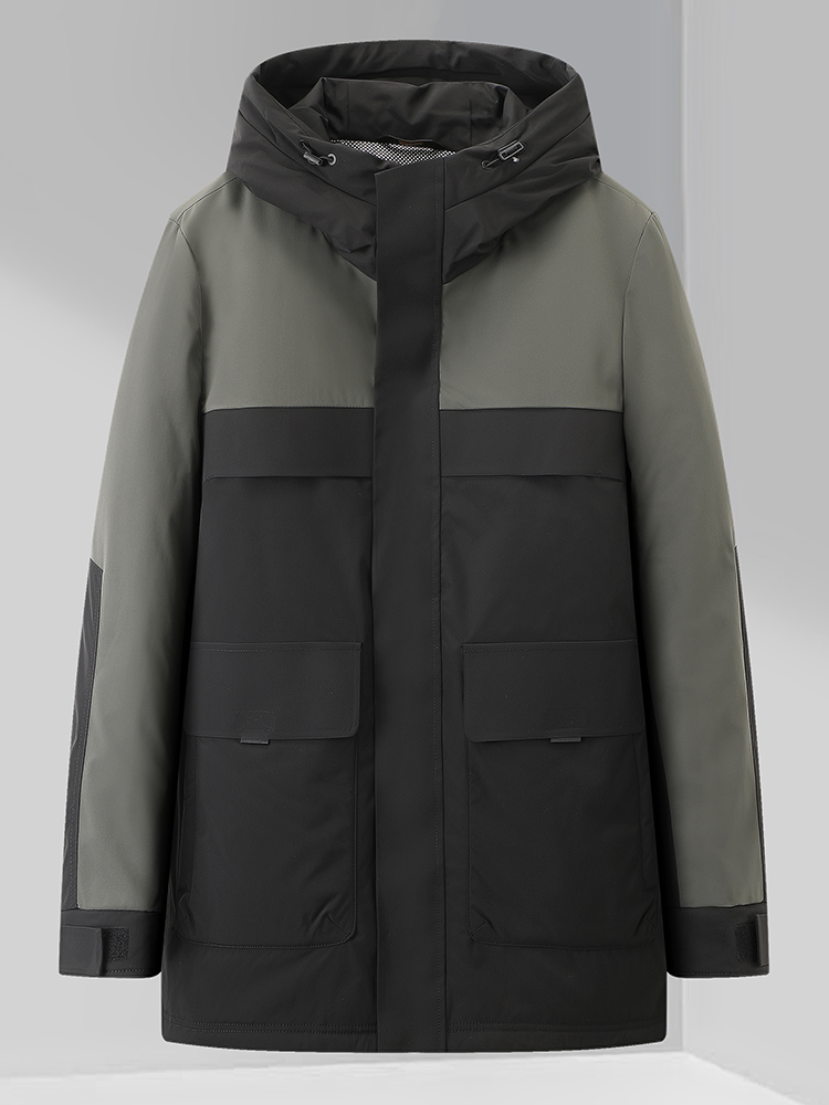 Winter Clothing Brand Names - جاكيت رجالي عصري كاجوال بتصميم كتل
