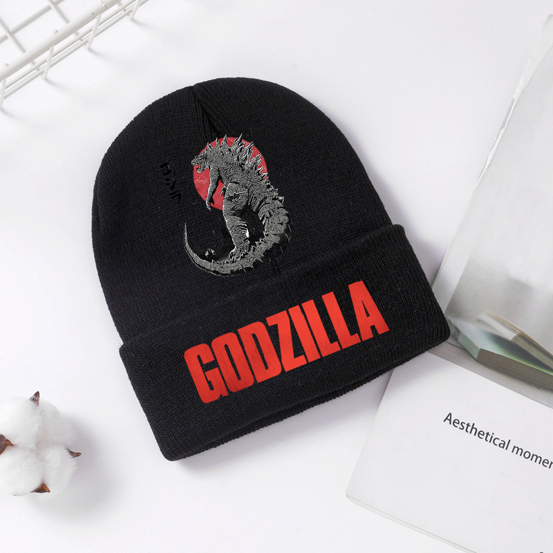 Winter Clothing For Boys - Godzilla محبوك قبعة الشتاء الربيع كول