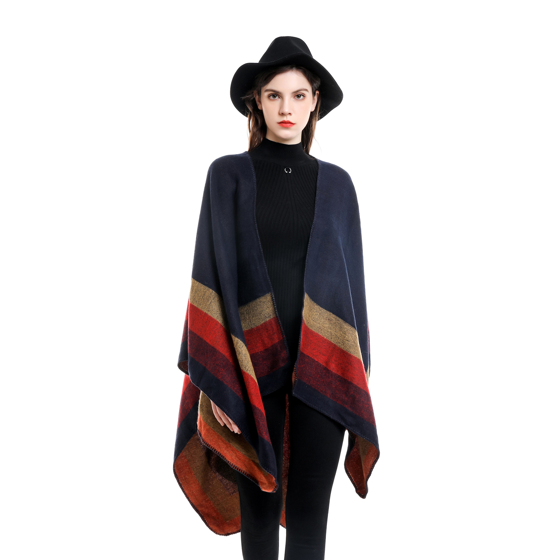 عباءات دافئة منقوشة للنساء ، ش - مراجعة Cashmere Scarf Wrap وسعره