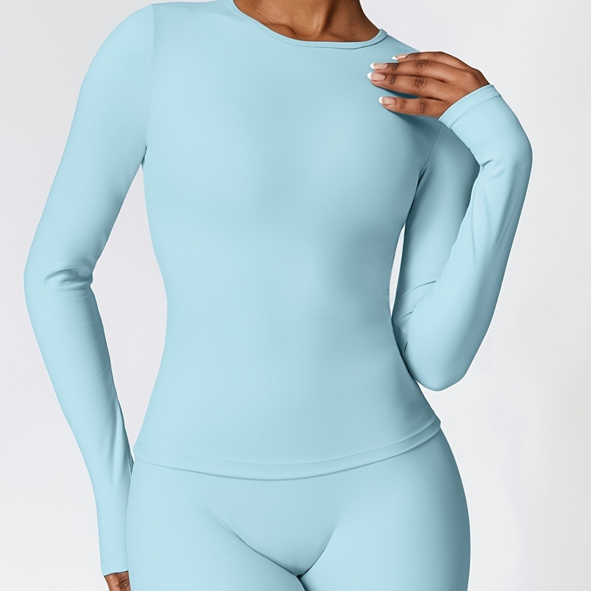 بدلة يوجا ضيقة ذات أكمام طويلة - مراجعة Winter Clothing For Women وسعره