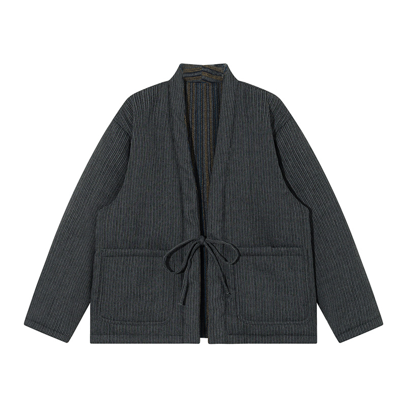 سترة كيمونو مخططة على الطراز ا - مراجعة Traditional Winter Japanese Clothing وسعره