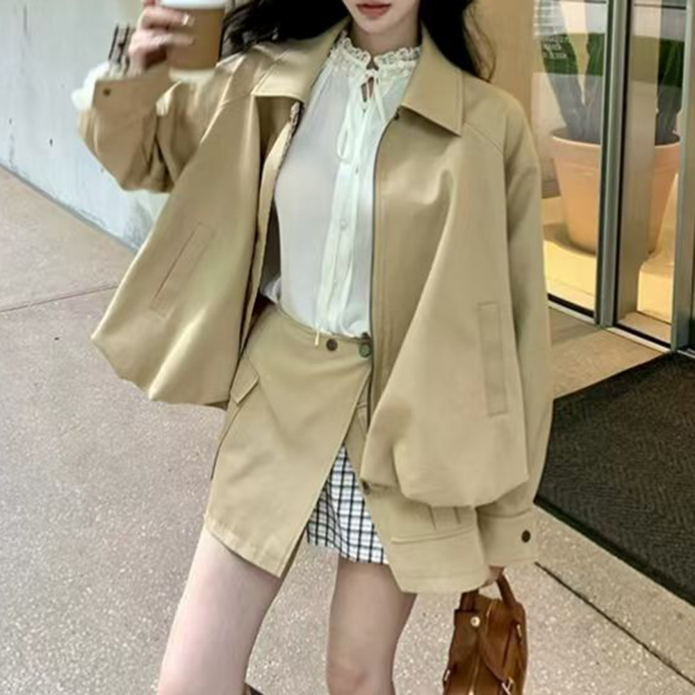 TWOTWINSTYLE Khakl تقسم جيب قط - مراجعة Winter Clothing For Sale وسعره