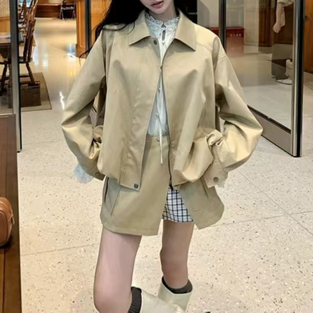 TWOTWINSTYLE Khakl تقسم جيب قط - مراجعة Winter Clothing For Sale وسعره