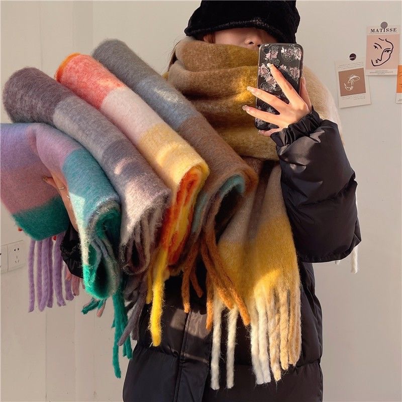 2025New الشتاء سميكة الدافئة و - مراجعة Cashmere Scarf Wrap وسعره