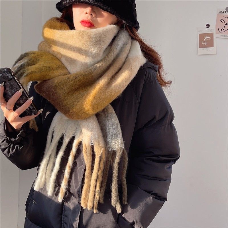 2025New الشتاء سميكة الدافئة و - مراجعة Cashmere Scarf Wrap وسعره