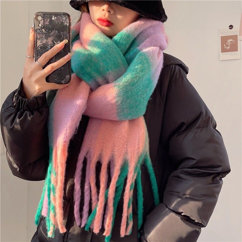 2025New الشتاء سميكة الدافئة و - مراجعة Cashmere Scarf Wrap وسعره