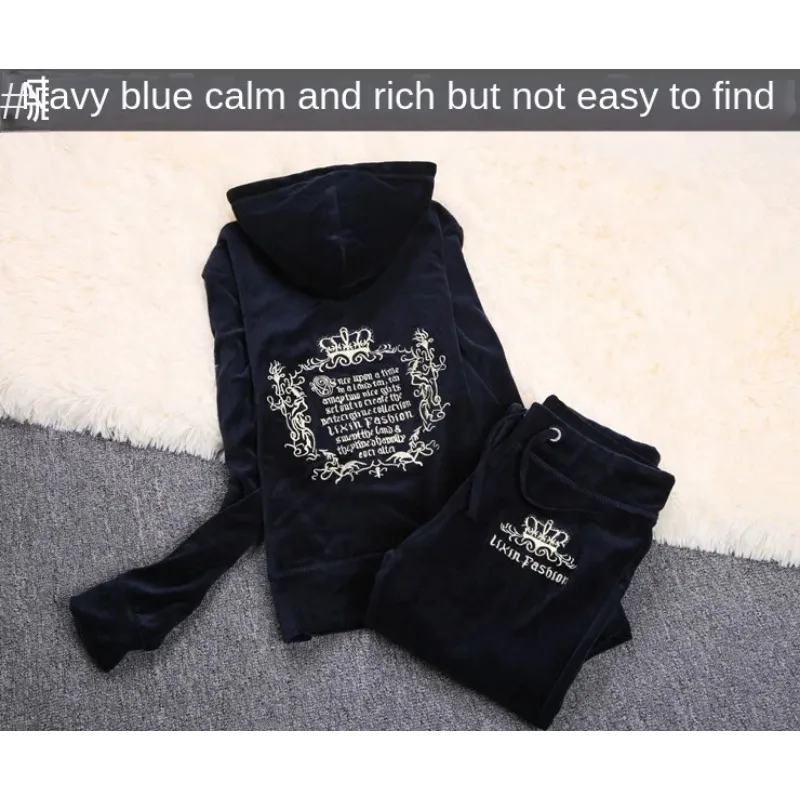 JC-بدلة رياضية مخملية نسائية ، - مراجعة Y2K Winter Clothing وسعره