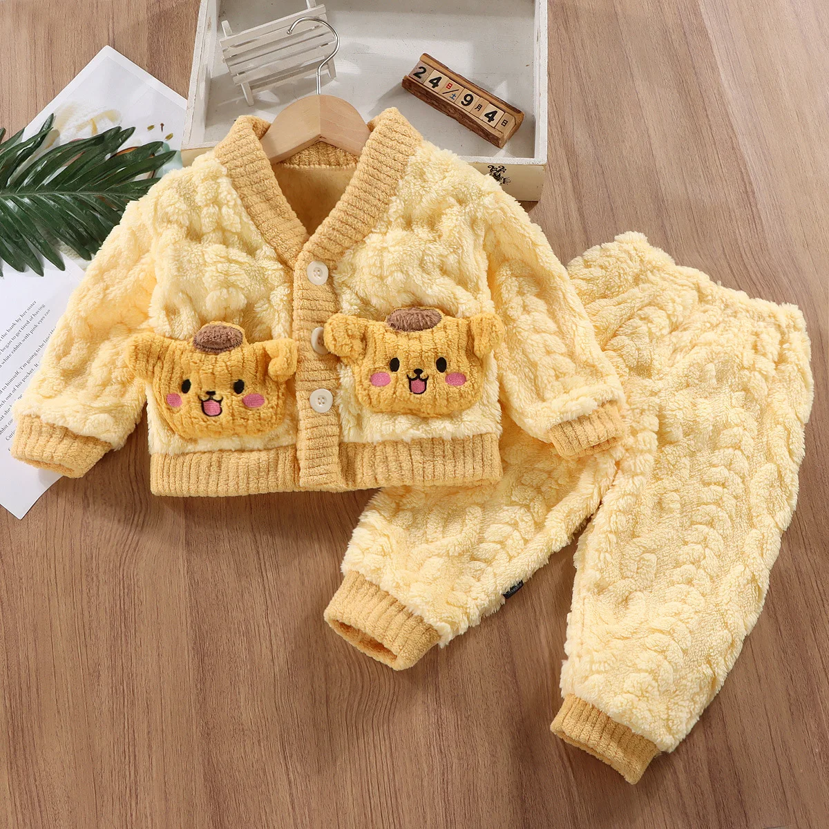 بيجامات كرتونية دافئة للأولاد  - مراجعة Winter Clothing Baby Boy وسعره