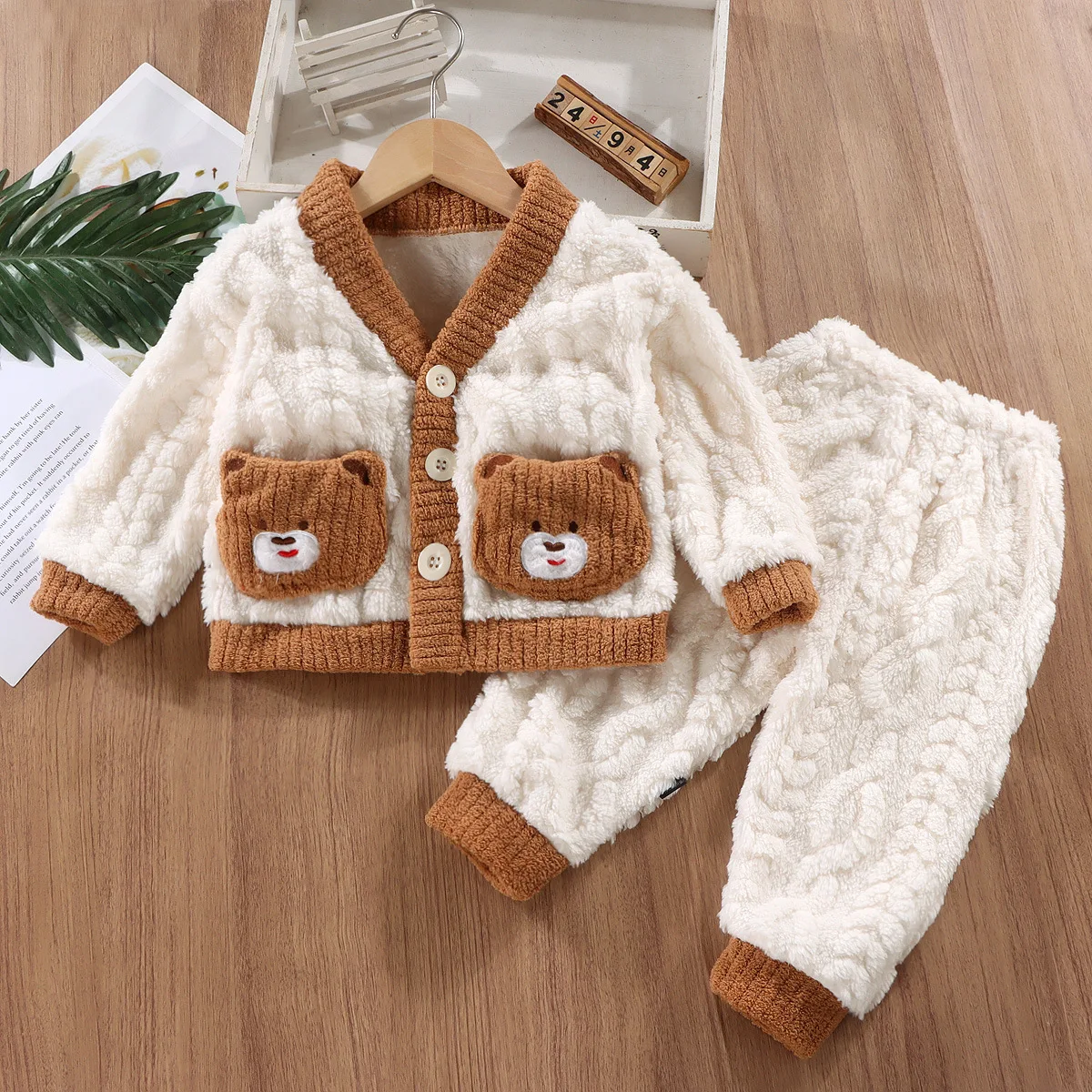 بيجامات كرتونية دافئة للأولاد  - مراجعة Winter Clothing Baby Boy وسعره