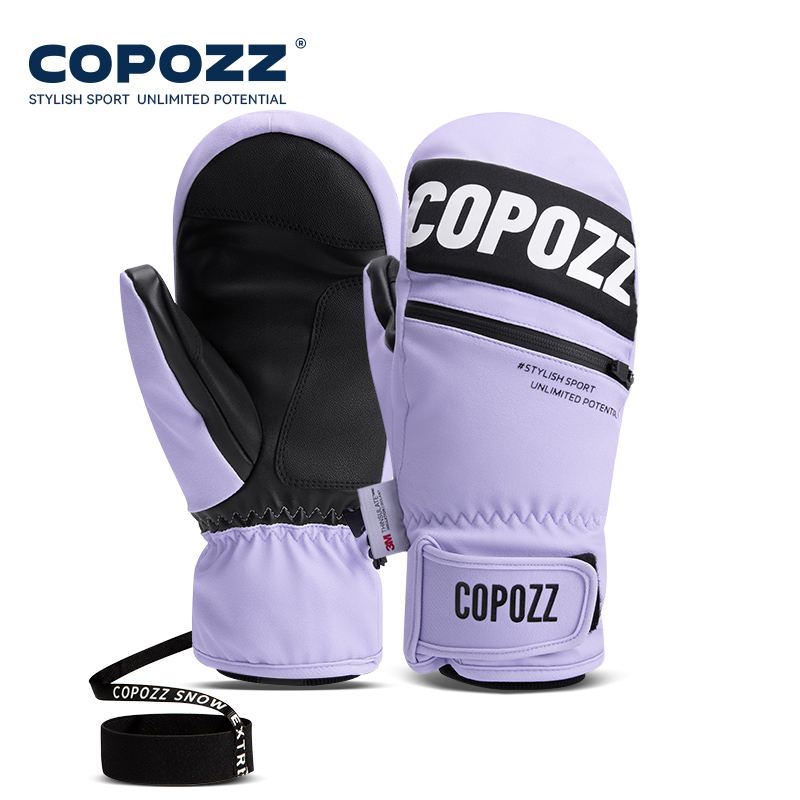 قفازات COPOZZ 3M Thinsulate لل - مراجعة Waterproof Mitten Ski وسعره