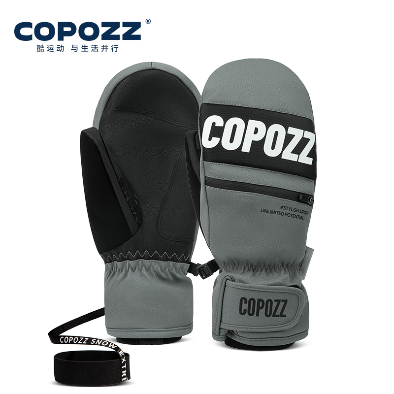 قفازات COPOZZ 3M Thinsulate لل - مراجعة Waterproof Mitten Ski وسعره