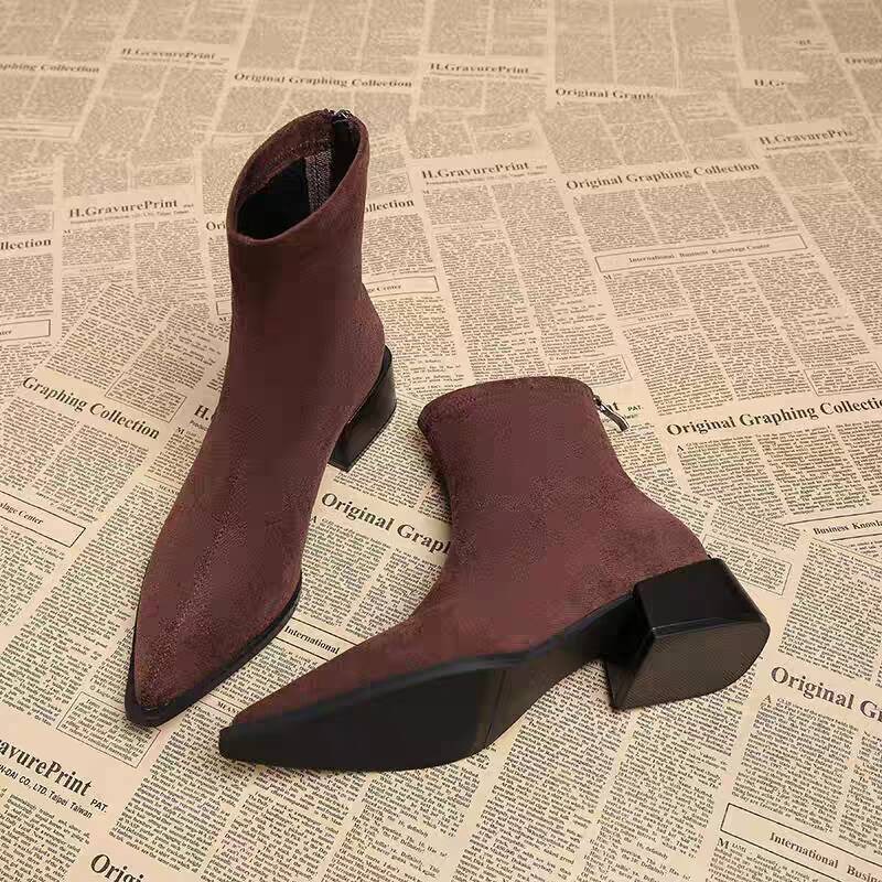 أحذية نسائية جديدة بكعب منخفض، - مراجعة Winter Clothing For Women وسعره