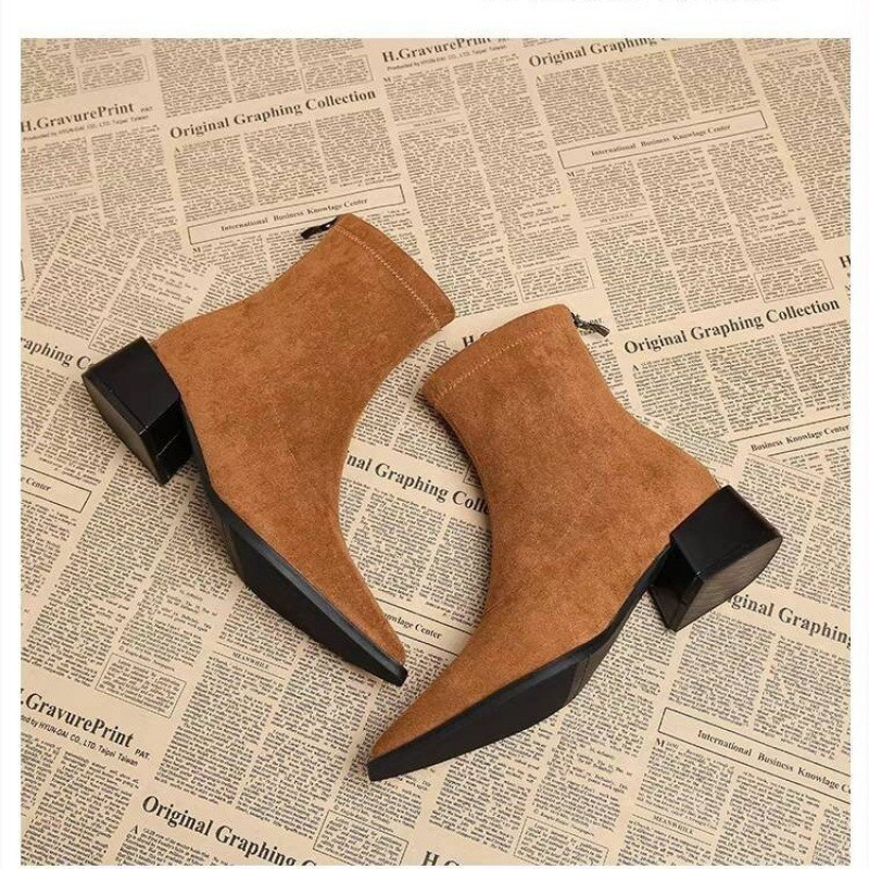 أحذية نسائية جديدة بكعب منخفض، - مراجعة Winter Clothing For Women وسعره