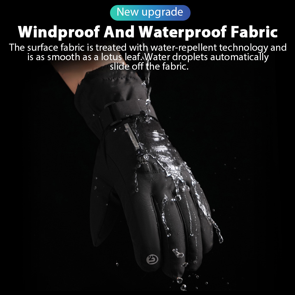 الرجال الشتاء مقاوم للماء قفاز - مراجعة Waterproof Mitten Ski وسعره