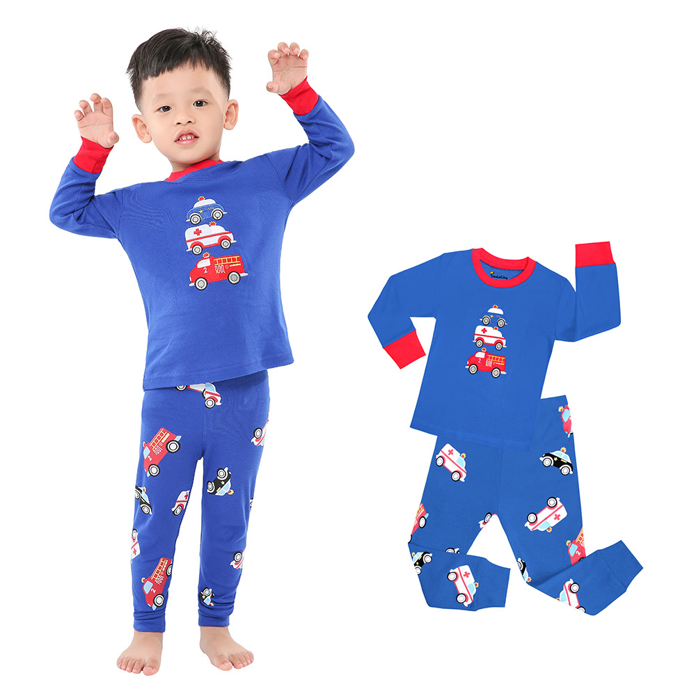 100 Cotton Boys Pajamas Sets 2 - مراجعة Winter Clothing Baby Boy وسعره