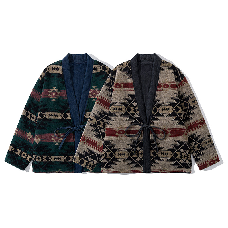 معطف كلاسيكي قابل للعكس كيمونو - مراجعة Traditional Winter Japanese Clothing وسعره