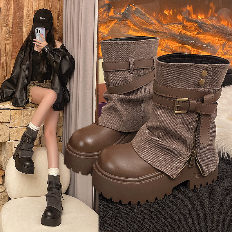 أحذية الكاحل النسائية، أحذية ك - مراجعة Winter Clothing For Women وسعره