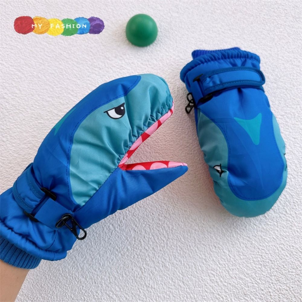 قفازات تزلج للأطفال بتصميم كرت - مراجعة Waterproof Mitten Ski وسعره