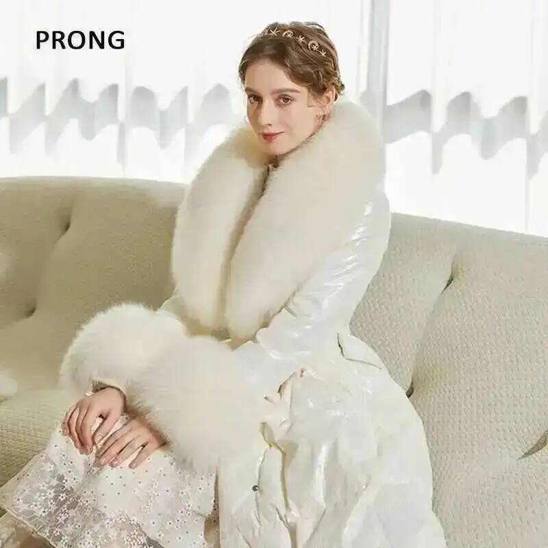 الثعلب الفراء طوق معطف الشتاء  - مراجعة Winter Clothing For Sale وسعره