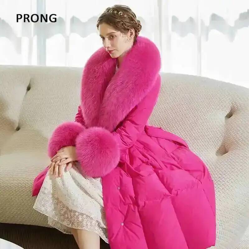 الثعلب الفراء طوق معطف الشتاء  - مراجعة Winter Clothing For Sale وسعره