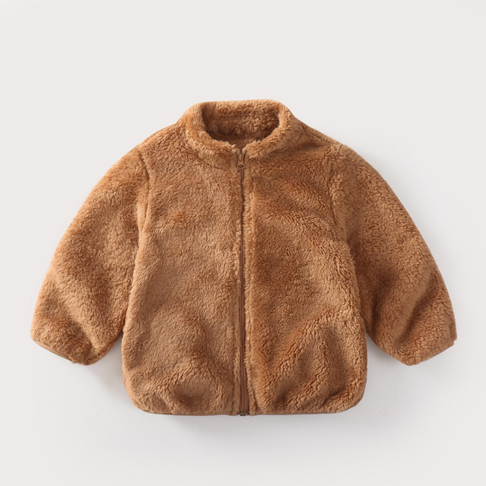 معطف أطفال عصري بلون موحد من ا - مراجعة Winter Clothing Baby Boy وسعره