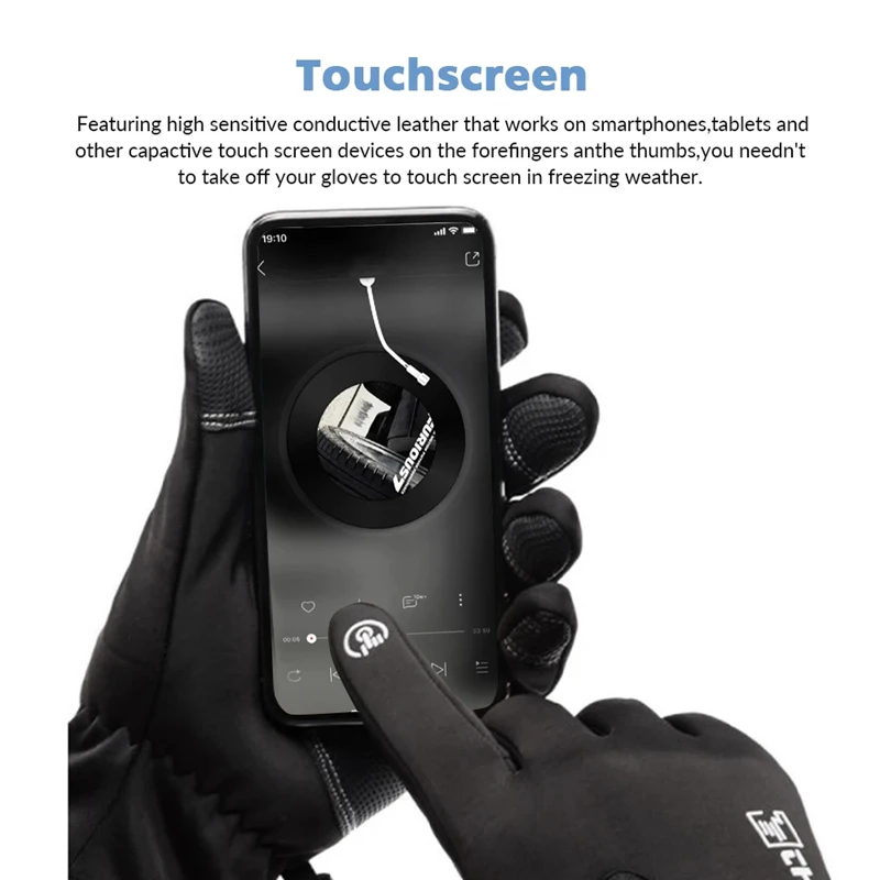 قفازات الشتاء -40 ℃   مقاوم لل - مراجعة Waterproof Mitten Ski وسعره