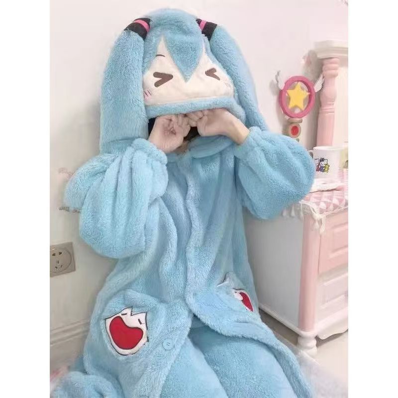 بيجامة ميكو الأنمي اللطيفة للش - مراجعة Winter Clothing Japan وسعره