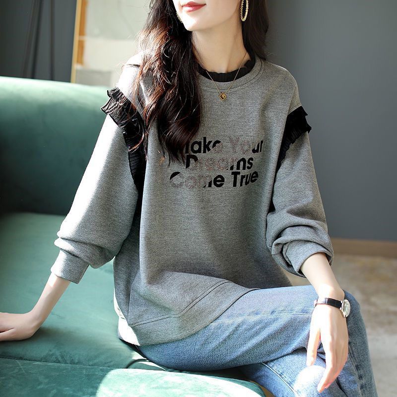 بلوفر نسائي رمادي فضفاض ملابس  - مراجعة Winter Clothing Essentials For Women وسعره