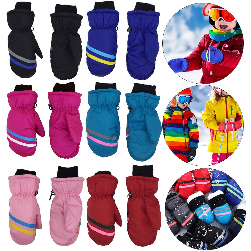 جديد الأطفال أطفال الشتاء الثل - مراجعة Waterproof Mitten Ski وسعره