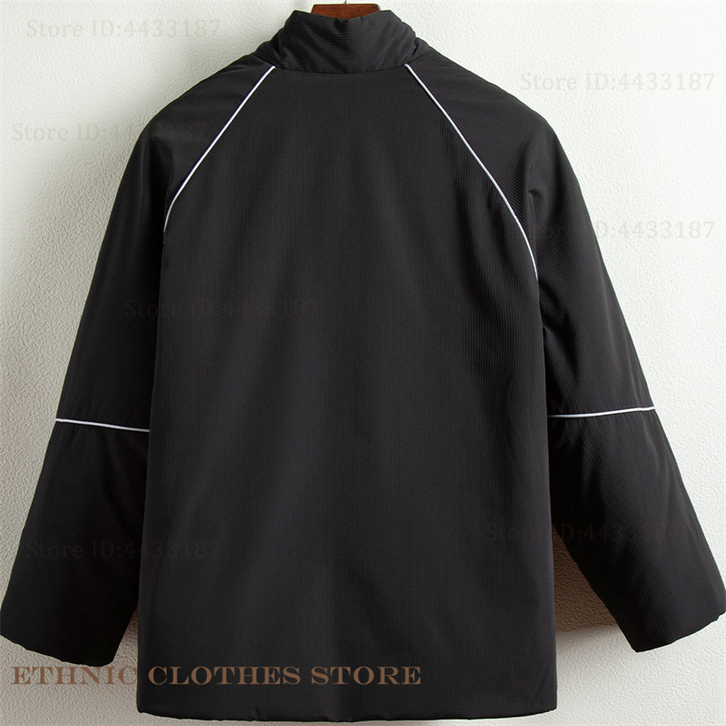 حجم كبير 3XL 4XL الذكور سترة م - مراجعة Traditional Winter Japanese Clothing وسعره