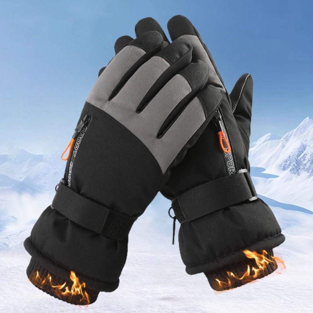 قفازات شتوية دافئة مقاومة للري - مراجعة Waterproof Mitten Ski وسعره